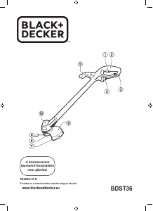 Használati útmutató Black and Decker BDST36 Szegélynyíró