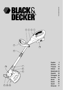 Brugsanvisning Black and Decker GLC2500 Græstrimmer