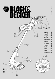 Mode d’emploi Black and Decker GL680 Coupe-herbe