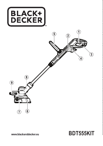 Handleiding Black and Decker BDT555KIT Grastrimmer