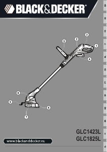 Käyttöohje Black and Decker GLC1825 Nurmikon reunaleikkuri