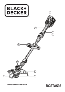 Handleiding Black and Decker BCSTA536 Grastrimmer