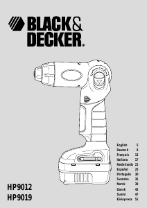 Manual Black and Decker HP9012 Aparafusadora