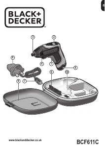 Manual Black and Decker BCF611C Screw Driver