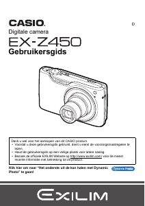 Handleiding Casio EX-Z450 Digitale camera