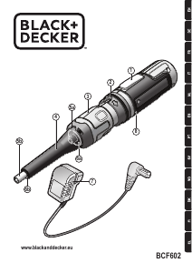 Bedienungsanleitung Black and Decker BCF602 Schrauber