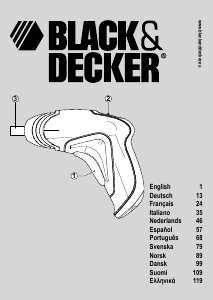 Manual de uso Black and Decker KC360NM Atornillador