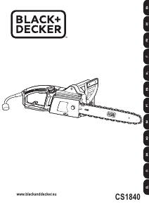 Manual Black and Decker CS1840 Chainsaw