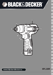 Käyttöohje Black and Decker HPL10IMKB Iskuväännin