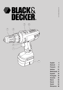 Bruksanvisning Black and Decker HP126F3 Borrskruvdragare