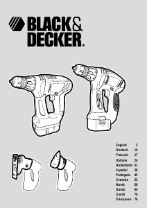 Mode d’emploi Black and Decker KC2002F Perceuse visseuse