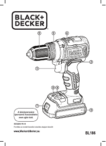 Használati útmutató Black and Decker BL186 Fúró-csavarozó