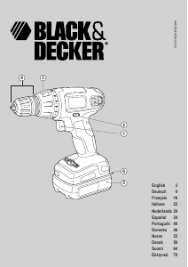 Käyttöohje Black and Decker EPC14L Porakone-ruuvinväännin