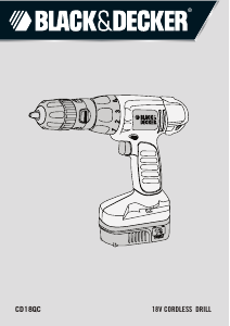 Manual Black and Decker CD18QC Drill-Driver