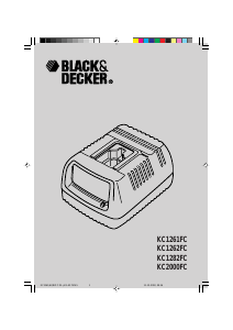 Bruksanvisning Black and Decker KC1262F Drill-skrutrekker