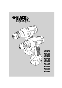 Handleiding Black and Decker KC1251C Schroef-boormachine