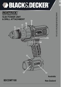 Manual Black and Decker BDCDMT108 Drill-Driver