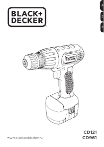 Manual Black and Decker CD121K Drill-Driver