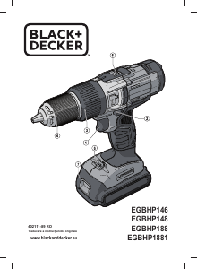 Manual Black and Decker EGBHP188 Maşină de găurit-înşurubat