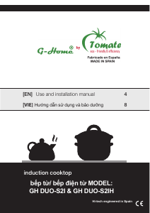 Manual Tomate GH DUO-S2IH Hob