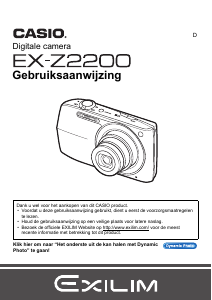Handleiding Casio EX-Z2200 Digitale camera