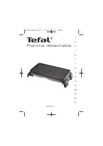 Használati útmutató Tefal CB552012 Asztali grillsütő