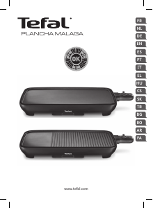 Manuál Tefal CB501812 Plancha Malaga Stolní gril