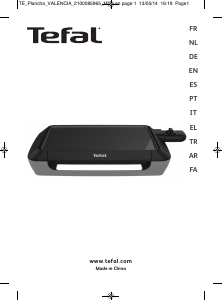 Manual Tefal CB670A01 Table Grill