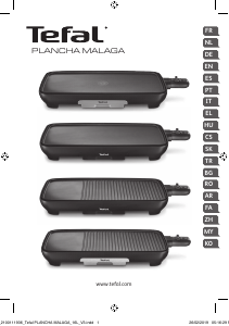 Panduan Tefal CB503813 Plancha Malaga Panggangan Meja