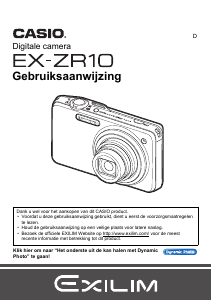 Handleiding Casio EX-ZR10 Digitale camera