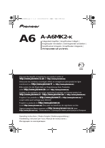 Manual de uso Pioneer A-A6MK2-K Amplificador