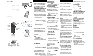 Mode d’emploi Sony Ericsson HCB-105 Kit mains-libres