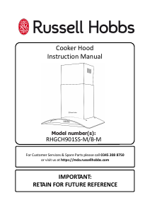 Handleiding Russell Hobbs RHGCH901SS-M Afzuigkap