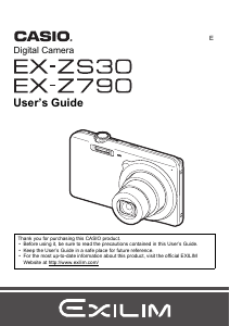 Handleiding Casio EX-ZS30 Digitale camera