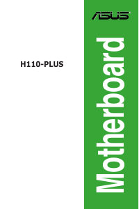 Bedienungsanleitung Asus H110-PLUS Hauptplatine