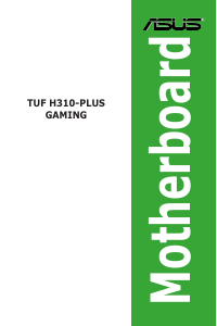 Bedienungsanleitung Asus TUF H310-PLUS GAMING Hauptplatine