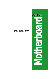 Manual Asus P5RD1-VM Motherboard