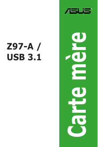 Mode d’emploi Asus Z97-A/USB 3.1 Carte mère