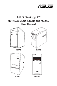 Manual Asus M32AD Desktop Computer