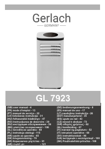 كتيب Gerlach GL7923 جهاز تكييف هواء