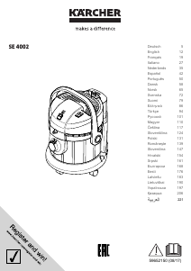 Mode d’emploi Kärcher SE 4002 Aspirateur