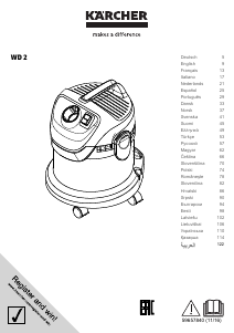 Manuale Kärcher WD 2 Aspirapolvere