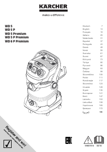 Manual de uso Kärcher WD 5 Premium Aspirador