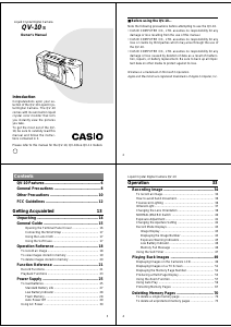 Handleiding Casio QV-10A Digitale camera