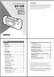 Handleiding Casio QV-120 Digitale camera