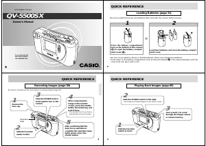 Handleiding Casio QV-5500SX Digitale camera