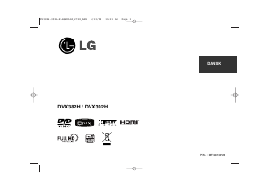 Brugsanvisning LG DVX382H DVD afspiller