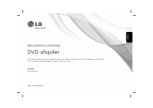 Brugsanvisning LG DVX586HK DVD afspiller