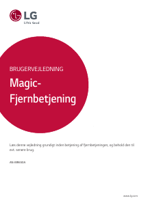 Brugsanvisning LG AN-MR650A Magic Fjernbetjening