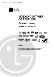 Brugsanvisning LG RC197P1 DVD-Video kombination